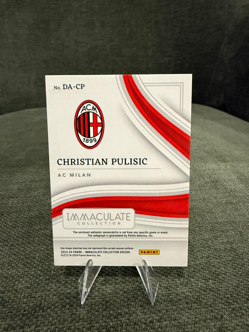 Christian Pulisic - 2023-24 Panini Immaculate Collection - Dual Swatch Autographs